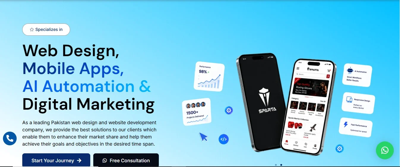 Ecommerce web design case study